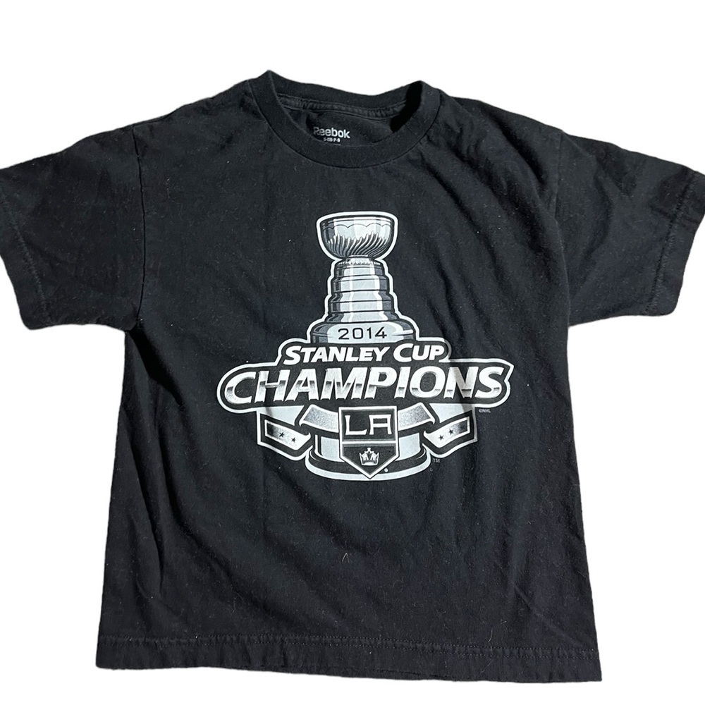 Reebok Kings NHL hockey t-shirt with signatures - black and white #hockey #NHL